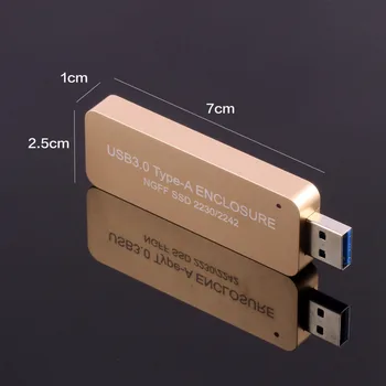 LM-841U USB3.0 VRSTA-DA SATA B-ključ SSD Ohišje Pogona ssd Trdi Disk, vmesnik USB Enbedded za NGFF 2230/2242 Q19900/2