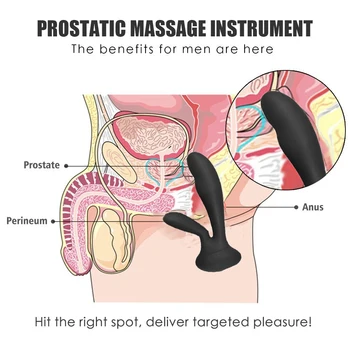 LOAEY10 Hitrost Vodotesen Daljinski upravljalnik Brezžični G-spot Stimulacije Vibrator za ponovno Polnjenje z vibriranjem Analni Prostate Massager