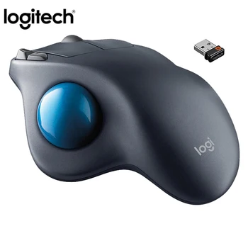 Logitech M570 Brezžične Miške, sledilne kroglice Risanje Miško za Podporo Urada Test z USB Sprejemnik 1000dpi Za Namizni/ Prenosni RAČUNALNIK