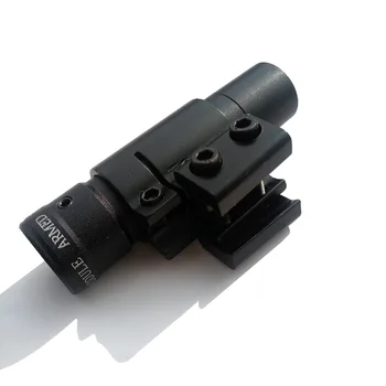 Lok Pogled 50-100M Obseg 635-655nm Red Dot Laser Pogled Pištolo Nastavljiv 11 mm 20 mm Picatinny Železniškega Lovski Pribor