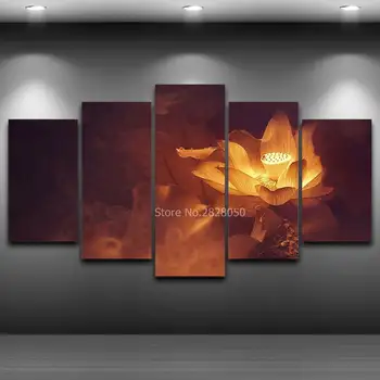 Lotus Platno Slikarstvo, Oljno Slikarstvo, Oblikovanje Plakatov Tiskanje Stenske Slike za Steno dnevne Sobe Umetnosti Plakatov Multi Velikosti Platno Umetnosti