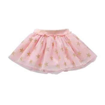 Lovely Baby Dekleta Tutu Krila Poletja Zvezda Tiskanja Očesa Princesa Deklice Mini Balet Ples Krilo Žogo Obleke za Dojencek Dekliška
