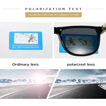 LS JOHN Polarizirana sončna Očala Moških Prevelik Kvadratnih Ogledalo Vožnjo sončna Očala blagovne Znamke Oblikovalec Retro Voznik Sunglass UV400 Očala
