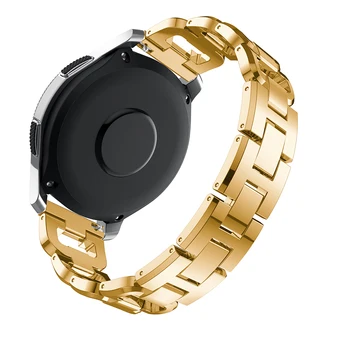 Luksuzni iz Nerjavečega jekla 22 mm smart šport ura pas Za Samsung Galaxy Watch 46mm watch band Bling Nosorogovo Kovinska Zapestnica