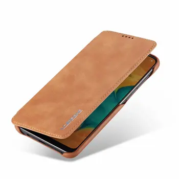 Luksuzni Magnetna privlačnost primeru telefon za Samsung Galaxy A20 A20e A30 A30s A40 A50 A50s A70 poslovnih retro Usnjena torbica, ki je preprosta