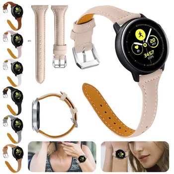 Luksuzni Usnje, Manšeta Za Garmin Vivoactive 3 Watchband Univerzalno 20 mm Hitro Sprostitev Ženske Gledajo Pasu Trak Zamenjava Pasu