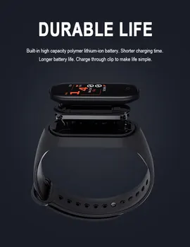M4 Smart Band Srčni Utrip, Krvni Tlak Monitor Fitnes Zapestnica Šport Pametna Zapestnica Smartband Dejavnosti Tracker Manžeta