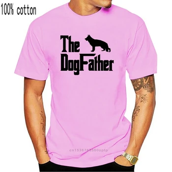 Majica Fashion Je Dogfather - Nemški Ovčar / Alsatian / Smešna Majica Pet Tee Darilo Za Moške