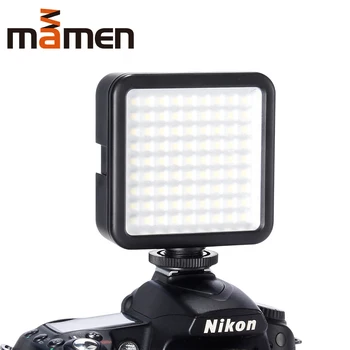 MAMEN LED Luči W81 6000K Mini LED Video Kamere, Svetloba, možnost zatemnitve 81 LED Fotografske Razsvetljavo, Žarnice za DSLR Canon, Nikon Pentax