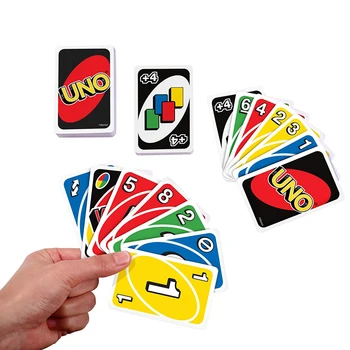 Mattel Igre Zdaj z UNO Prilagodljiv Sim DOBITE WILD Cards Poker Najhitreje Igra Družino Igranje Stranka Kartice Igre, Igrače