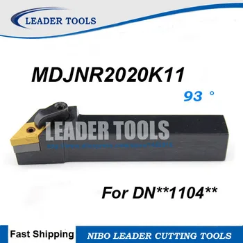 MDJNR2020K11 Obračanja orodja,M Vpenjalni sistem CNC Struženje orodje imetnik,Zunanje struženje orodje,MDJNR/L Stružnica rezanja orodja za DNMG11