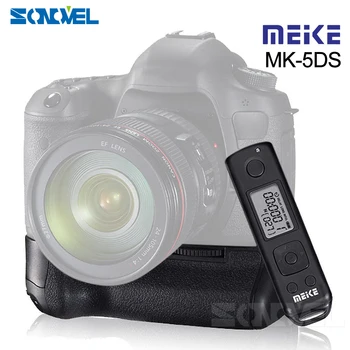 MEIKE MK-5DS R 2.4 G Brezžični Zamenjava Navpično Battery Grip Držalo za Canon 5D Mark III / 5DS / 5DS R Kamere BG-E11