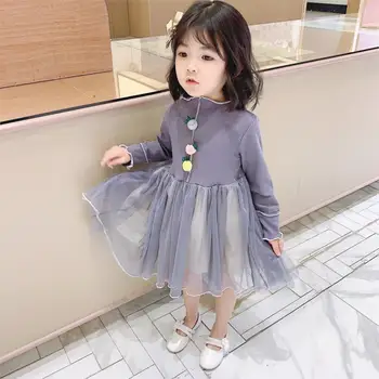 Mihkalev 2020 Pomlad baby princesa obleko dekleta kostume Mozaik otroci obleke za dekleta stranka tutu obleko otroke žogo obleke