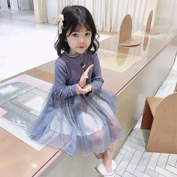 Mihkalev 2020 Pomlad baby princesa obleko dekleta kostume Mozaik otroci obleke za dekleta stranka tutu obleko otroke žogo obleke
