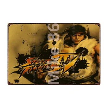[ Mike86 ] Fighter japonska igra Tin Prijavite Letnik Steno Plakati Kovin Barvanje Darilo art dekor za Cafe LTA-1875 20*30 CM