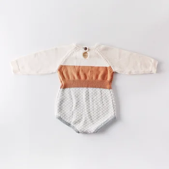 MILANCEL baby bodysuit čistega bombaža, za malčke dekliška fantje jumpsuits long sleeve vintage otroška oblačila