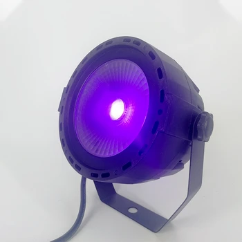 Mini LED Par Uv Svetlobo Stranka Dj Svetlobnih učinkov, Disco Luči Za Dom 30W COB Črni Luči Dmx Ročno upravljanje Poack Velikost UV Lučka