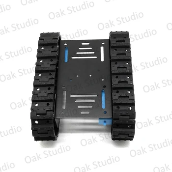 Mini T10R Smart Robot Tank Ohišje Bager Avto Platformo z TT Motor za DIY Robot