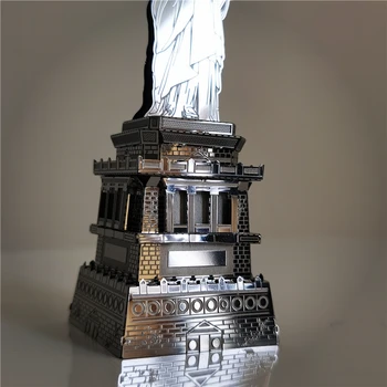 MMZ MODEL nanyuan 3D kovinski puzzle Kip svobode model kompleti DIY Laser Sestavljanje sestavljanke model kompleti uganke za otroke darila