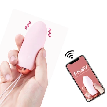 Mobilni Telefon APP Remote Control Bullet Vibrator 10 Hitro Vibrira Klitoris Stimulator Vibratorji Sex Igrače za Ženske Masturbacija