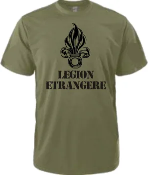 Moda Bombaža T-shirt Legije Tuje Vojske Francija Tujih Legije Vojne Vojakov Pehote Majica s kratkimi rokavi za Malčke Kul Tees Vrhovi Harajuku