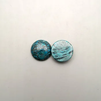 Moda krogu modre oniks naravnega kamna chrysoprase kroglice za nakit, izdelava čar 20 mm 20Pcs/veliko Dobre kakovosti Obroč dodatki