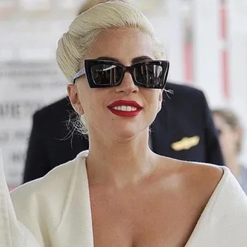Moda Super Zvezda Lady Gaga Mačka Oči, Sončna Očala Ženske Moški 2018 Luksuzne Blagovne Znamke Oblikovalec Kvadratnih Odtenki Sončna Očala Moški Očala 5351