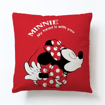 Moda udobno rdeče Mickey miške Minnie vzglavnik maus kissen almohada Oreiller kussen cuscino