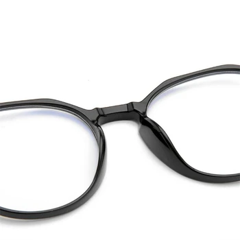 Modra Svetloba Blokiranje TR90 Ovalne Kratkovidan Očala Pregleden Sivo Photochromic Dioptrije Očal na Recept 0 -0.5 -0.75, Da -6