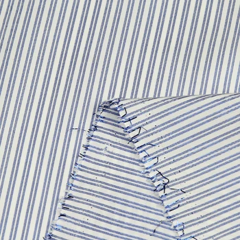 Modri in beli trak design svile in bombaža in poliestra, mešana tkanina širina 150 cm,SCT477