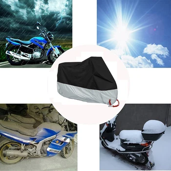 Moto motorno kolo zajema sončne Svetlobe Za Hišo Moto Motorcu Montu Telo Copri Moto Motocikla, Pokrov Motorja Honda Goldwing Kolo Dež