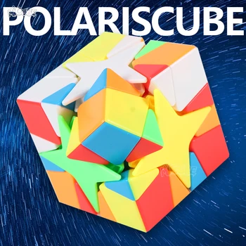 Moyu Meilong Polaris Kocka Uganka 3x3 Twist Cube 3x3x3 Specail Obliko Težko Težko 3*3*3 Stickerless Strokovno Igri Cube Igrače