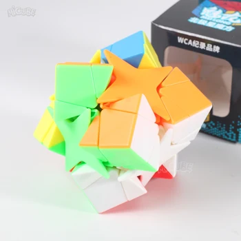 Moyu Meilong Polaris Kocka Uganka 3x3 Twist Cube 3x3x3 Specail Obliko Težko Težko 3*3*3 Stickerless Strokovno Igri Cube Igrače
