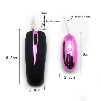 Močan Bullet Vibrator Multi-speed Vibracijsko Jajce Vaginalne Žogo G-Spot Massager Sex Igrača za Ženske Vagine, Klitoris Stimulator