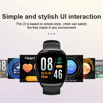 Moške Pametne Ure Nepremočljiva Digitalne Športnih Manšeta Ženske Fitnes Tracker Srčni utrip, Krvni Tlak Smartwatch IOS Android