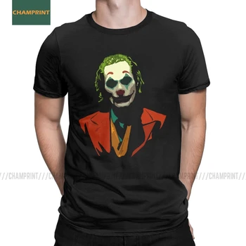 Moški G. Fleck Joker T Srajce Joaquin Phoenix Klovn, Film, Strip Lopov Čistega Bombaža, Kratek Rokav Tee Shirt Party Majica s kratkimi rokavi