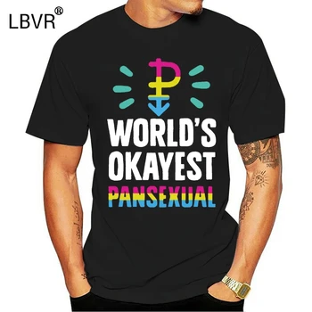Moški Kratkimi rokavi tshirt SVETU OKAYEST PANSEXUAL T-SHIRT je t-shirt kul Ženske t-shirt