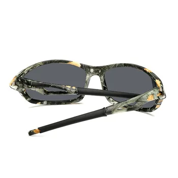 Moški Polarizirana sončna Očala blagovne Znamke Design Camo Okvir Moških Vožnjo sončna Očala Moški Kvadratnih Očala Očala UV400 Odtenki