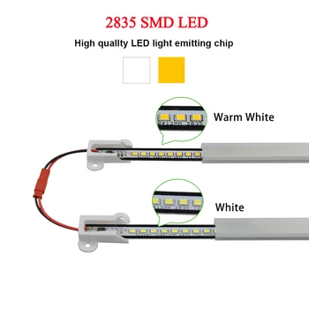 Možnost zatemnitve AC220V LED Bar Svetlobe 50 cm 2835 LED Toga Trakovi za Varčevanje z Energijo LED, Fluorescentne Cevi Kabinet Kuhinja Razsvetljave