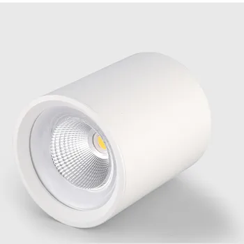 Možnost zatemnitve Okrogle Površine, Vgrajena LED Svetilke 9W12W15W 20 W COB LED Stropni Spot Luči AC85-265V LED Stropna Svetilka Razsvetljave v Zaprtih prostorih