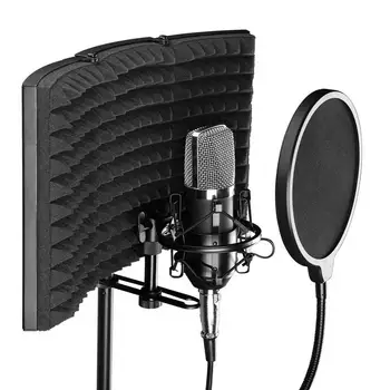 Multi-Mikrofon Kompleti Studio Vokal mic nastavi s Hrupom Preklic vetrobransko steklo Izolirani Goba Kritje Akustične Plošče izolirani
