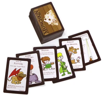 Munchkin igra s kartami za osnovno različico zabodel pošasti ukradli zaklad za 3-6 igralci družini stranka igre darila