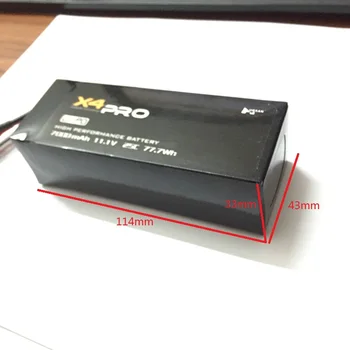 (Na Zalogi) Originalni Hubsan X4 PRO Baterije (H109S Baterije )11.1 V 7000mAh baterijo rezervni deli pribor Brezplačna dostava
