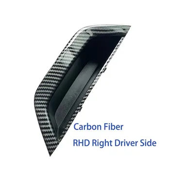 Nadgradili LHD RHD 4PCS Nastavite Notranja Vrata iz Ogljikovih Vlaken Potegnite Ročico Armrest Plošča Pokrov Za BMW X3 X4 F25 F26 2010-2016