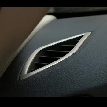 Nadzorna plošča klimatske naprave Vtičnico Okvir Okrasni Pokrov Trim Za BMW serije 5 F10 525 520 2011-17 iz Nerjavečega Jekla Avto Styling