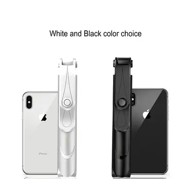 Najnovejši 3 v 1 Zložljiva Selfie Palico Bluetooth Selfie Stick+Stojalo+Bluetooth Sprožilec Daljinski upravljalnik za Mobilni Telefon Stick