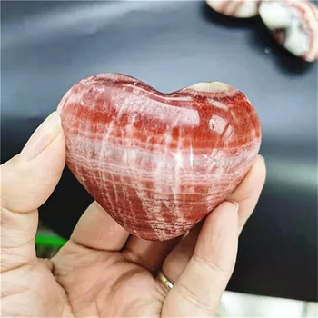 Naravni Polirani Quartz Svinjina Kamen Ročno Izrezljane Srca V Obliki Kristalno Ljudske Obrti Posebno Oblikovan Domači Dekoracijo