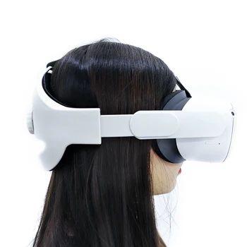 Nastavljiv naglavni Trak za Oculus Quest 2 Glavo Trak s Peno Glavo Blazina Pad VR Slušalke Pribor Bela 2020 Nova