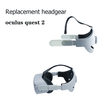 Nastavljiv naglavni Trak za Oculus Quest 2 Glavo Trak s Peno Glavo Blazina Pad VR Slušalke Pribor Bela 2020 Nova