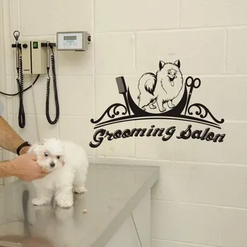 Negovalni Salon Nalepko Pet Shop Nalepke Nalepke Plakati Vinyl Wall Art Decals Parede Dekor Zidana Pet Kliniki Nalepke Nalepka